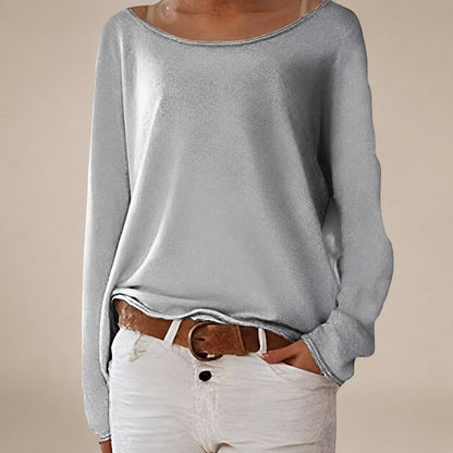 Alexa - Leichter Pullover mit Rundhalsausschnitt