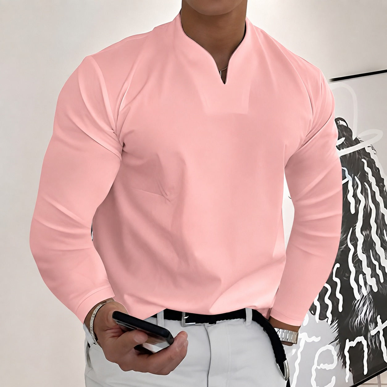 Corentin - Elegantes Herrenhemd mit langen Ärmeln