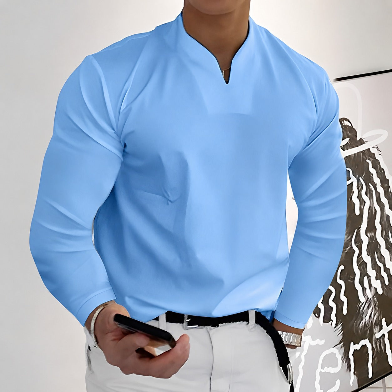 Corentin - Elegantes Herrenhemd mit langen Ärmeln