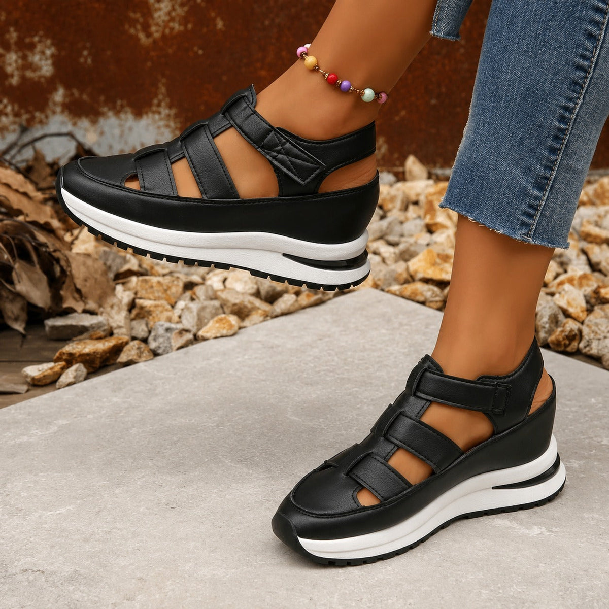 Nannie - Bequeme Plateauschuhe
