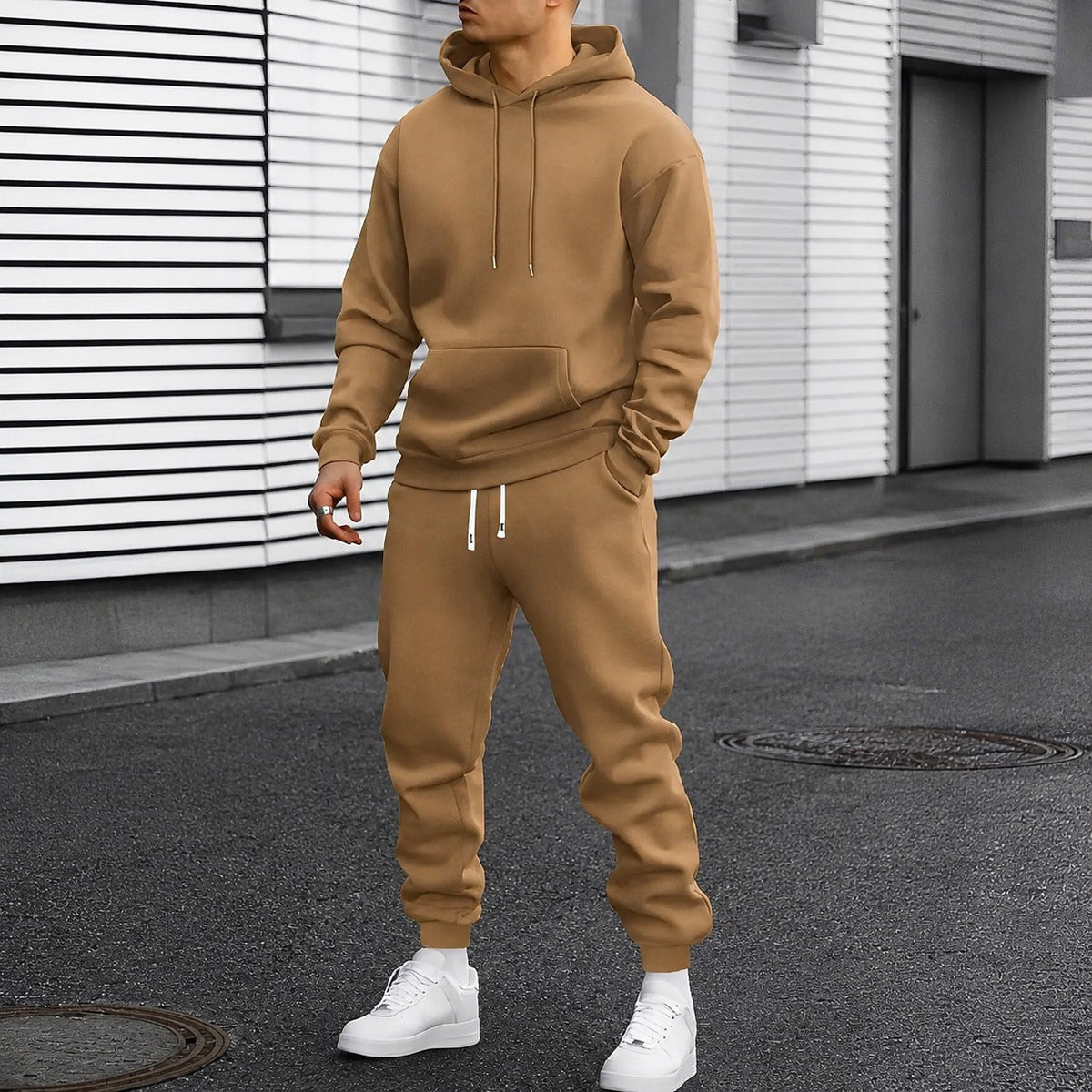 Arvel - Komfortabler Hoodie-Trainingsanzug für Männer