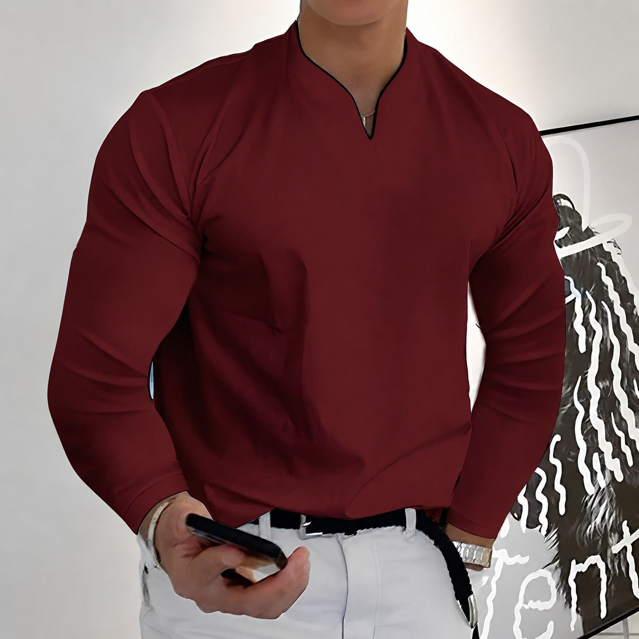 Corentin - Elegantes Herrenhemd mit langen Ärmeln