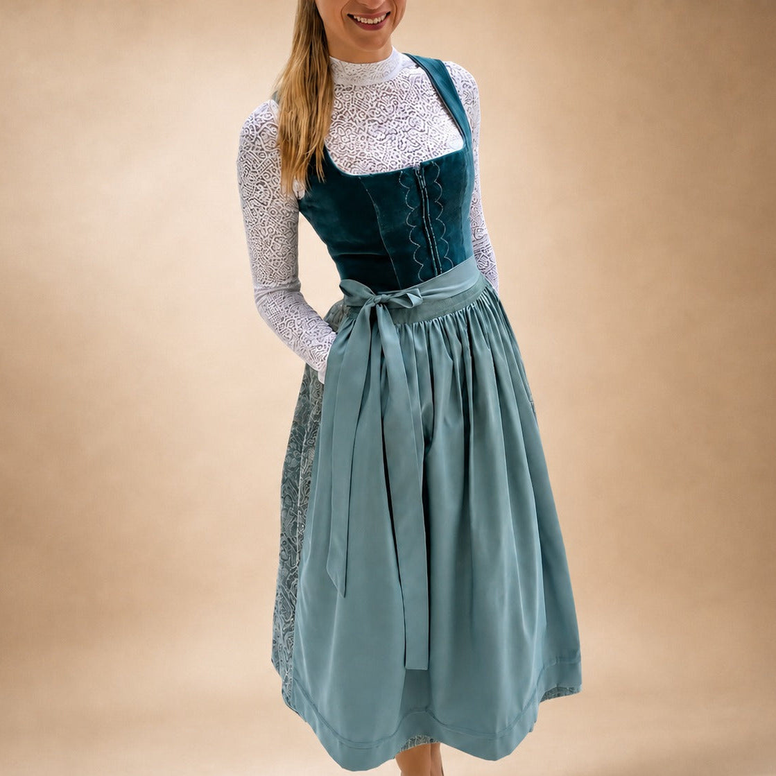 Eleni - Vintage Oktoberfest Dirndl (Futter nicht enthalten)