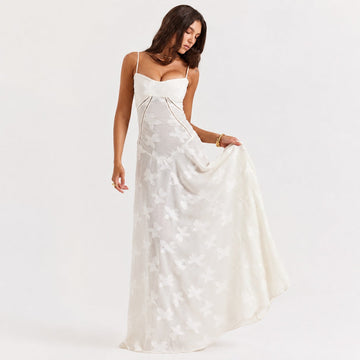 Jazmine - Stilvolles, figurbetontes Maxikleid