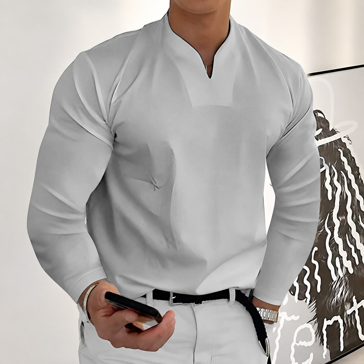Corentin - Elegantes Herrenhemd mit langen Ärmeln