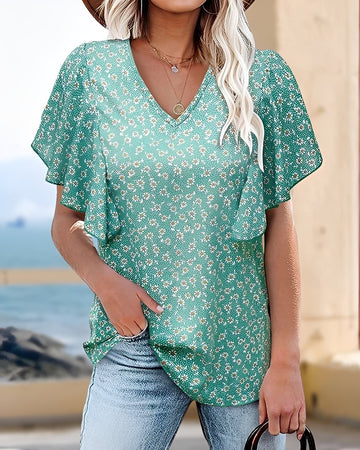Vendee - Stilvolle Bluse mit Raffungen