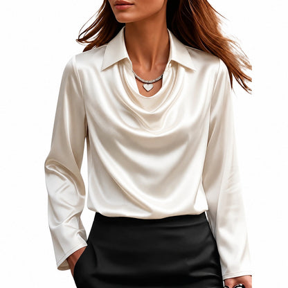 Dionne - Elegante Damenbluse mit langen Ärmeln
