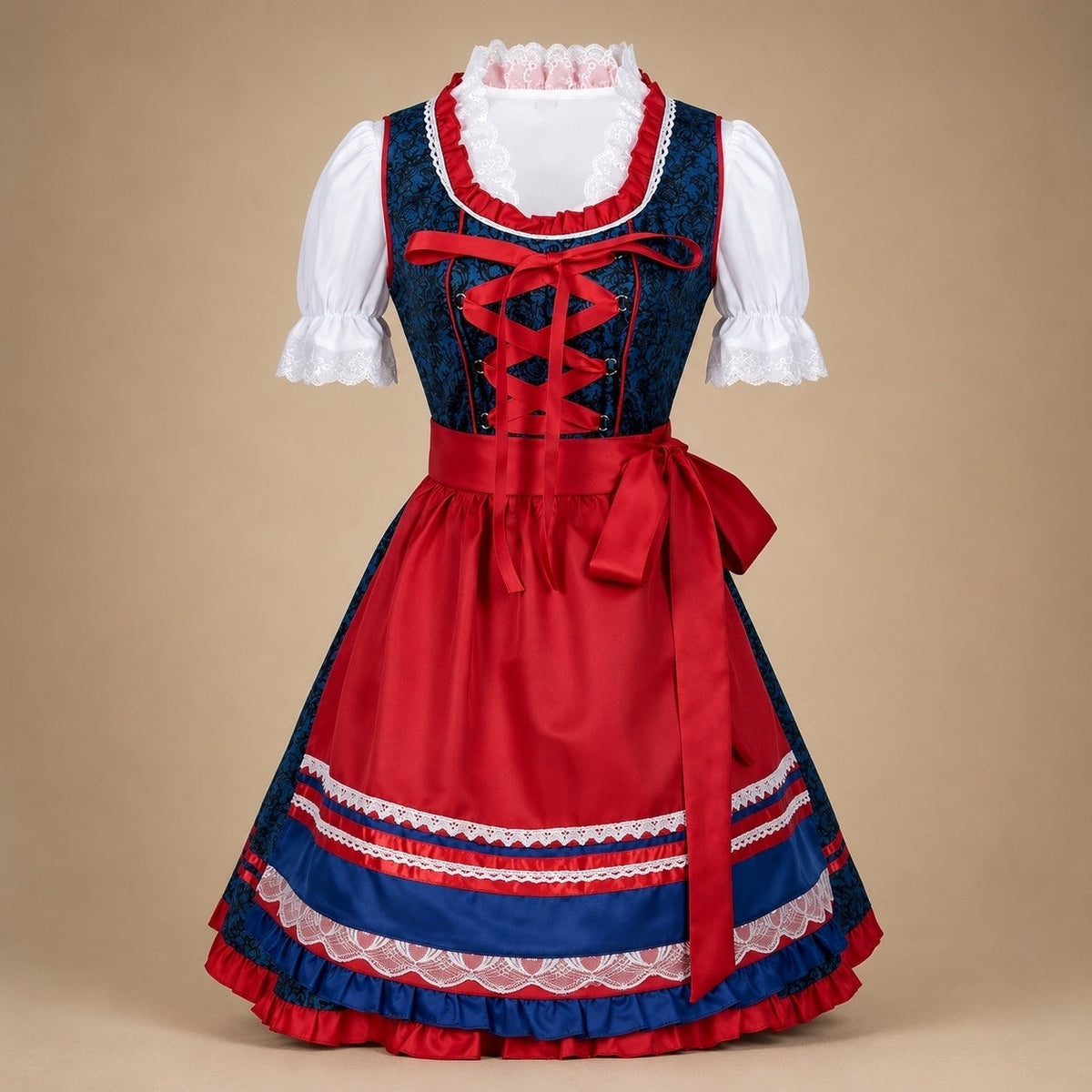 Mila - Stilvolles Oktoberfest-Dirndl (Futter nicht enthalten)
