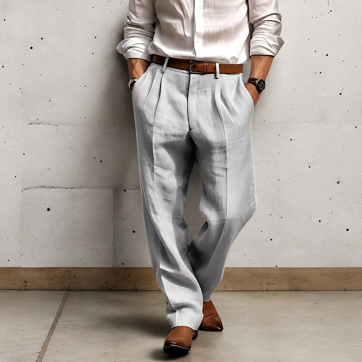 Aaden - Bequeme, locker geschnittene Herren-Hosen
