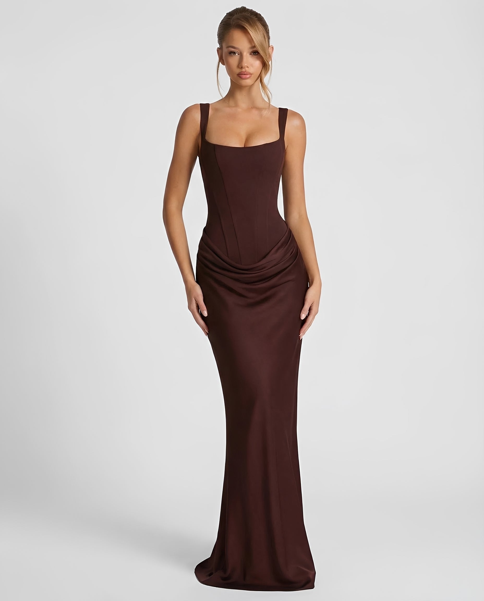 Dorsey - Elegantes Korsett-Maxi-Kleid