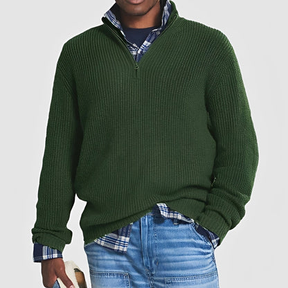 Sean - Herrenpullover mit Zipper