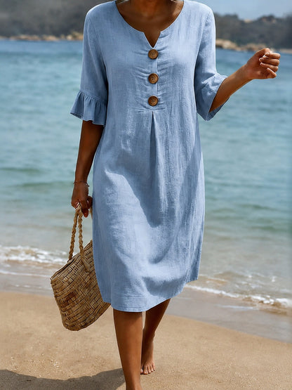 Deborah - Elegantes Kleid mit Rüschenärmeln