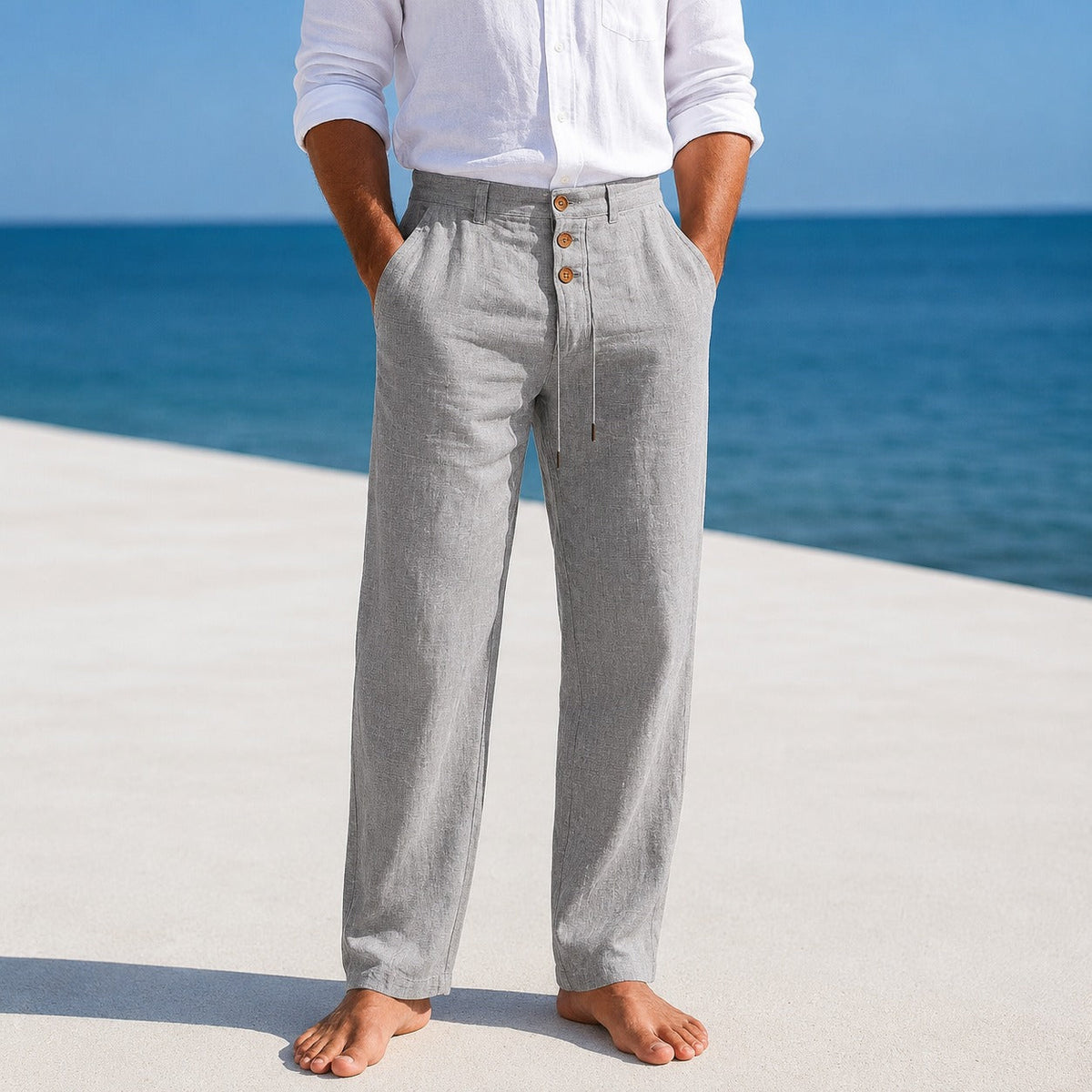 Austin - Leichte Hose mit Kordelzug