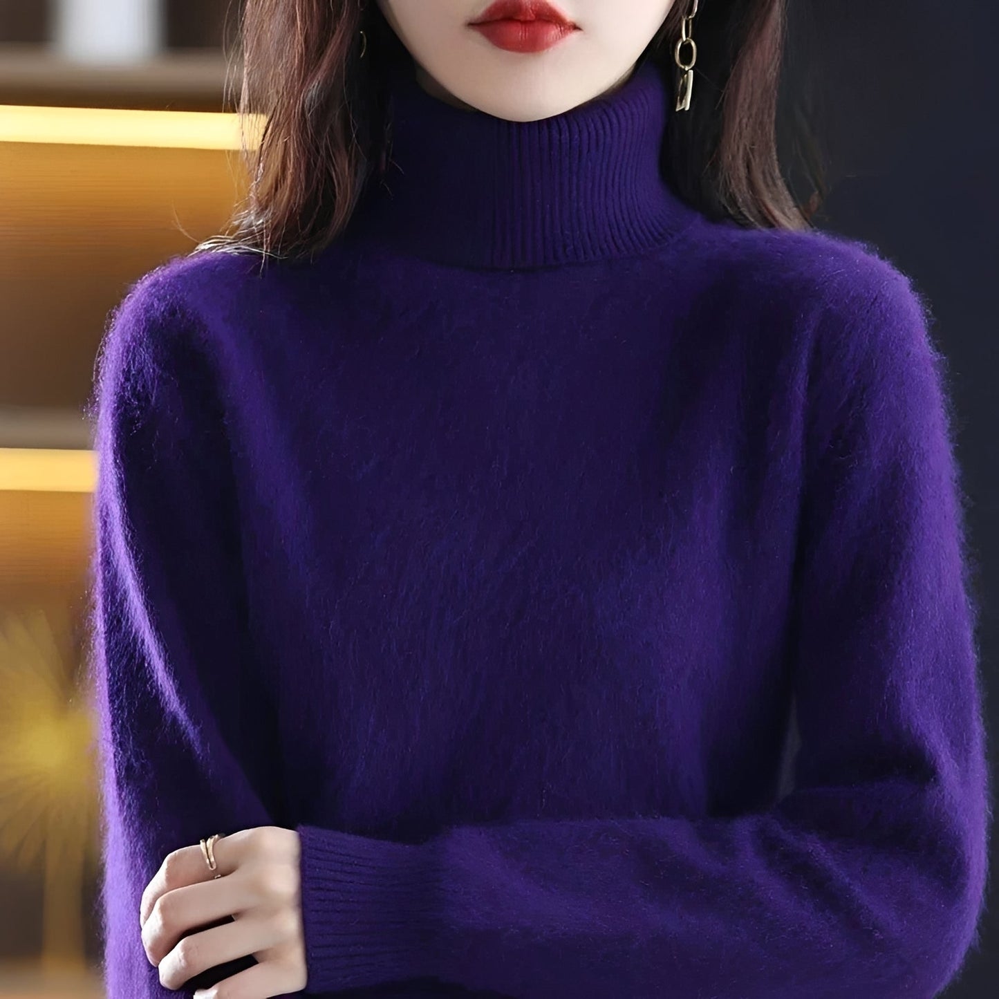 Letizia - Eleganter Rollkragenpullover