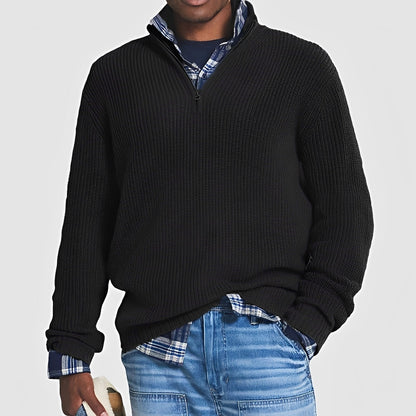 Sean - Herrenpullover mit Zipper