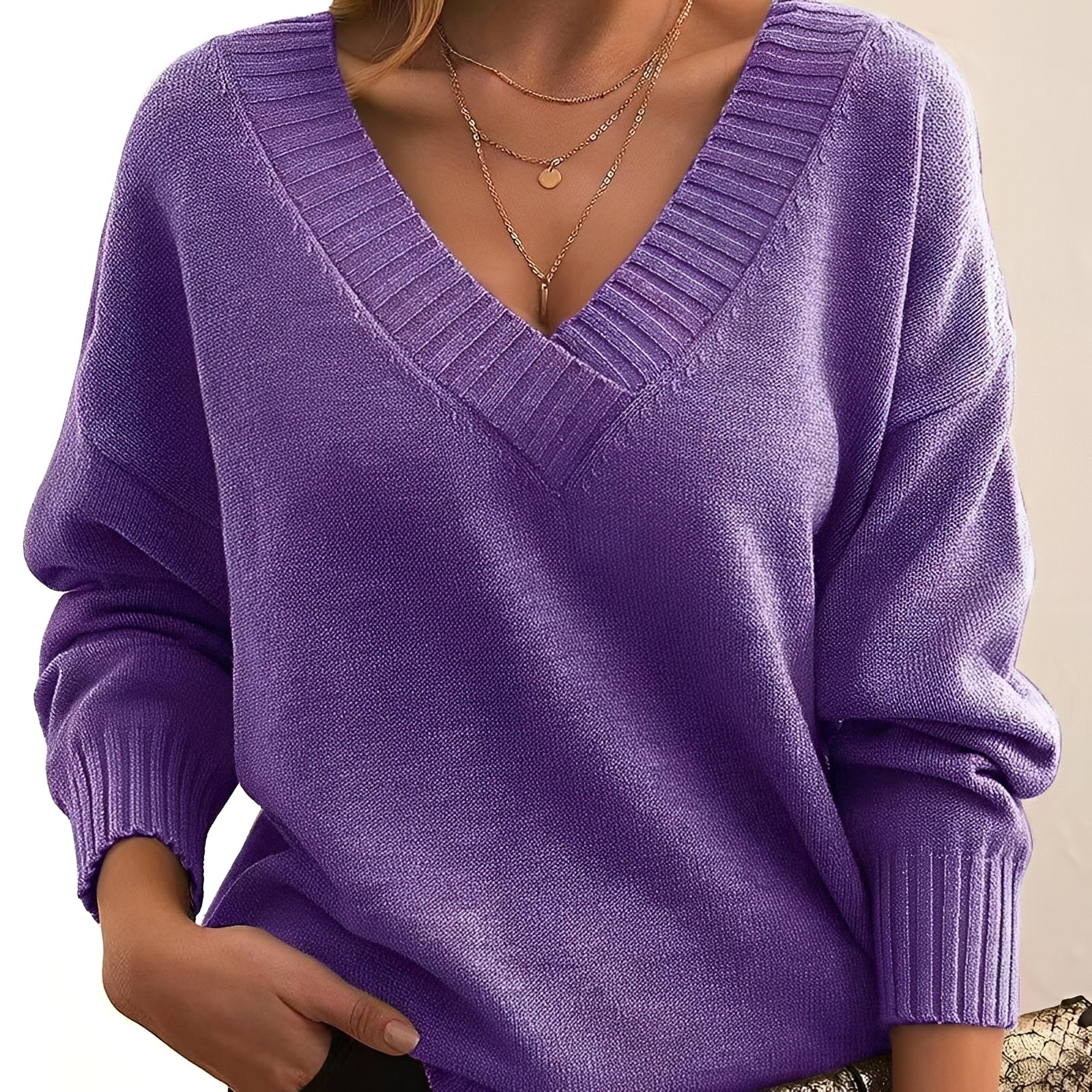 Mollie - Luftiger Damenpullover mit legerem Design