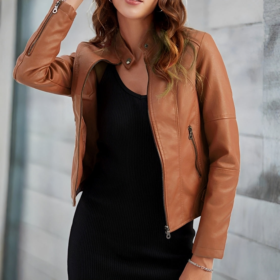 Everly - Modische Jacke mit Reißverschluss