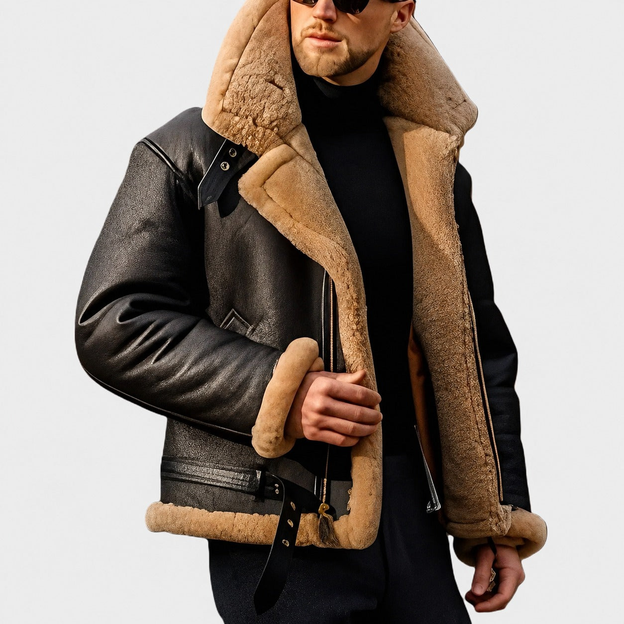 Jeffrey - Stilvolle Herrenjacke mit warmem Innenfutter