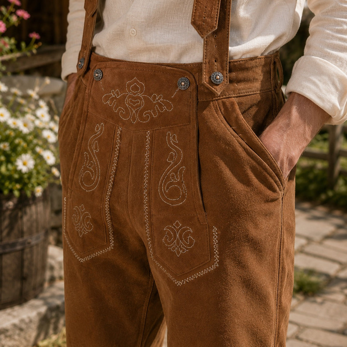 Blake - Traditionelle festliche Oktoberfest-Bermuda-Shorts