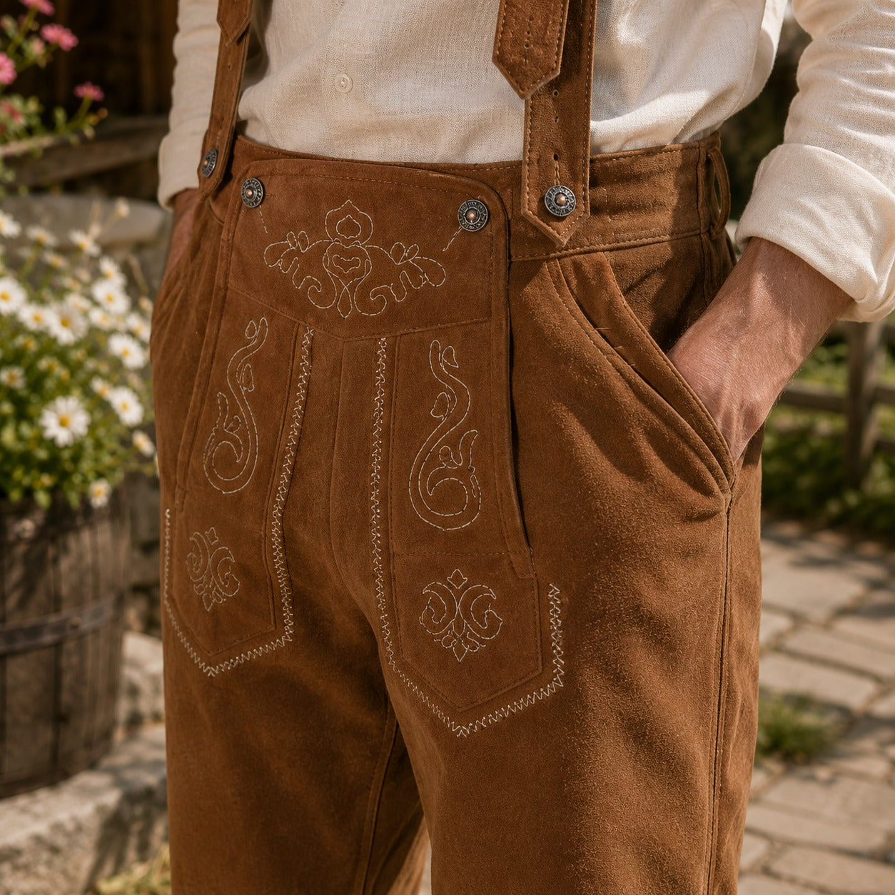 Blake - Traditionelle festliche Oktoberfest-Bermuda-Shorts