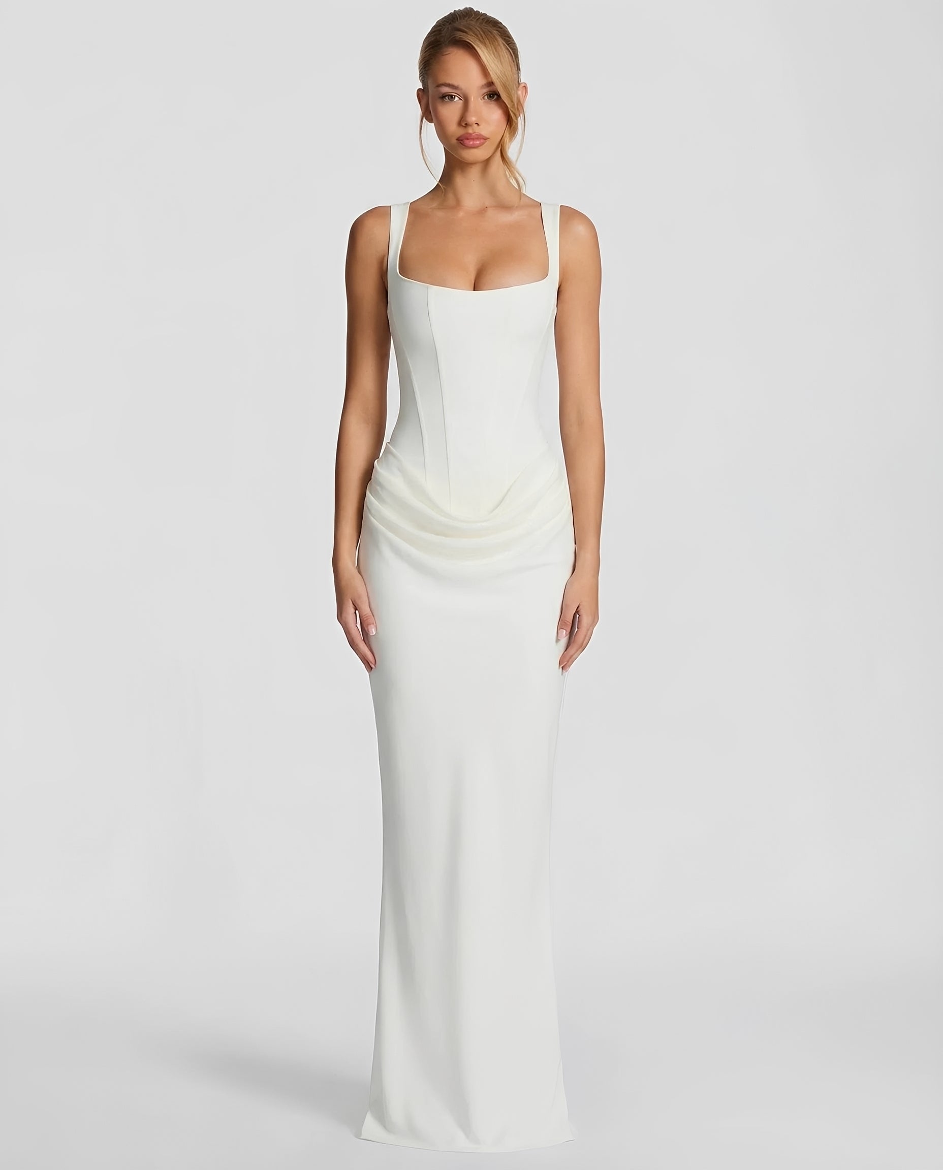 Dorsey - Elegantes Korsett-Maxi-Kleid