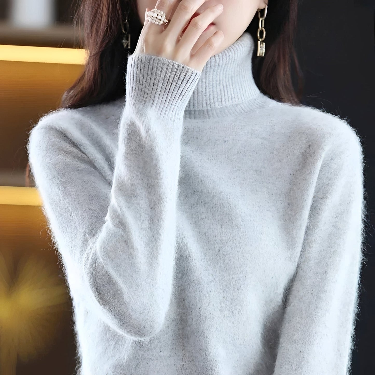 Letizia - Eleganter Rollkragenpullover