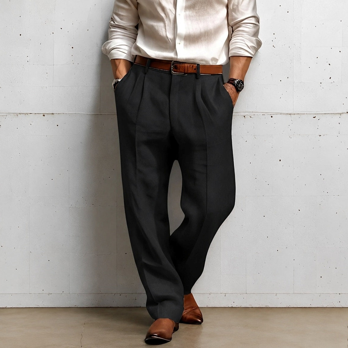 Aaden - Bequeme, locker geschnittene Herren-Hosen