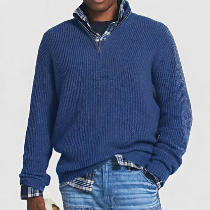 Sean - Herrenpullover mit Zipper
