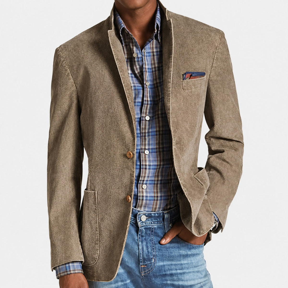 Marco - Einreihiger Blazer im Retro-Stil