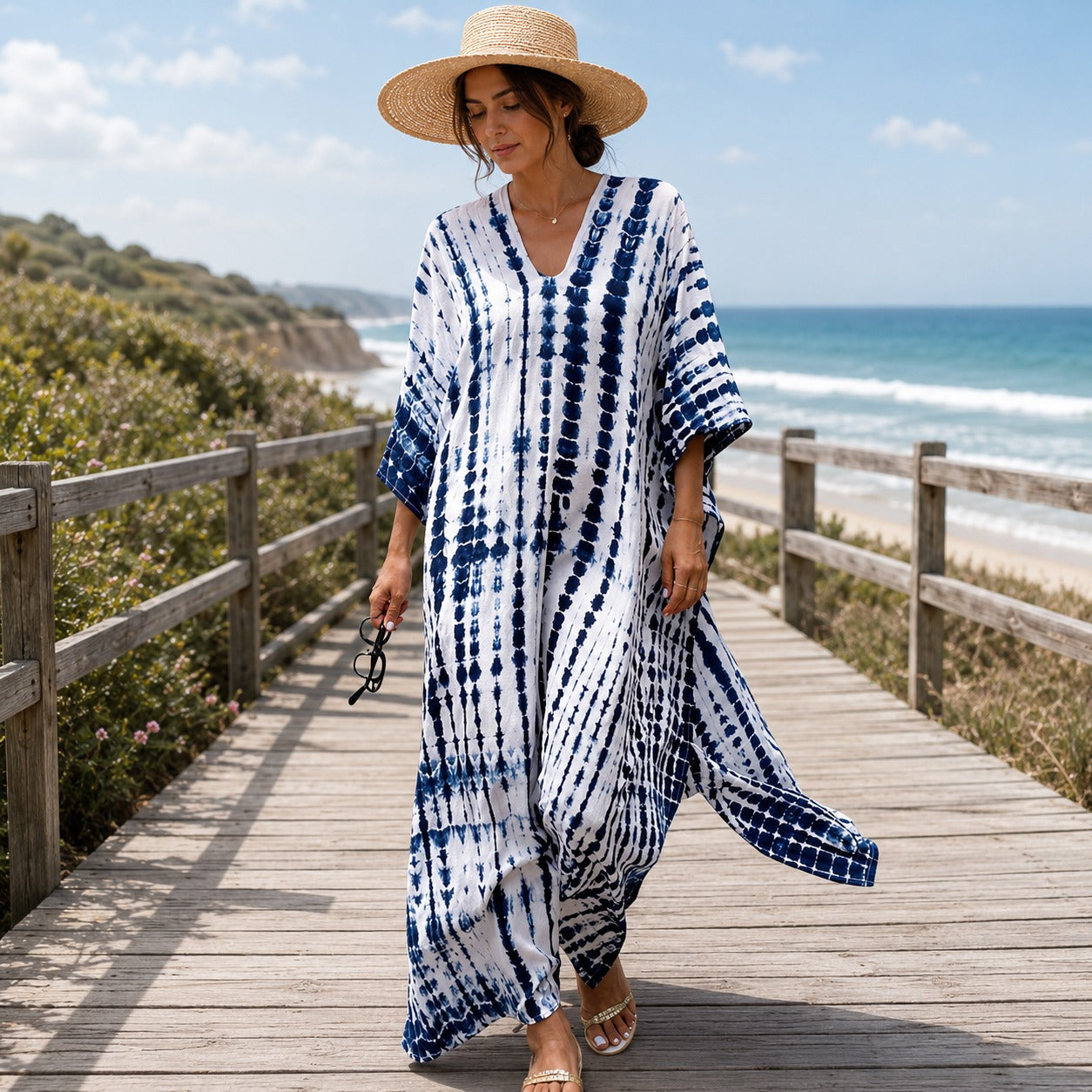 Emmy - Elegantes Boho-Maxikleid