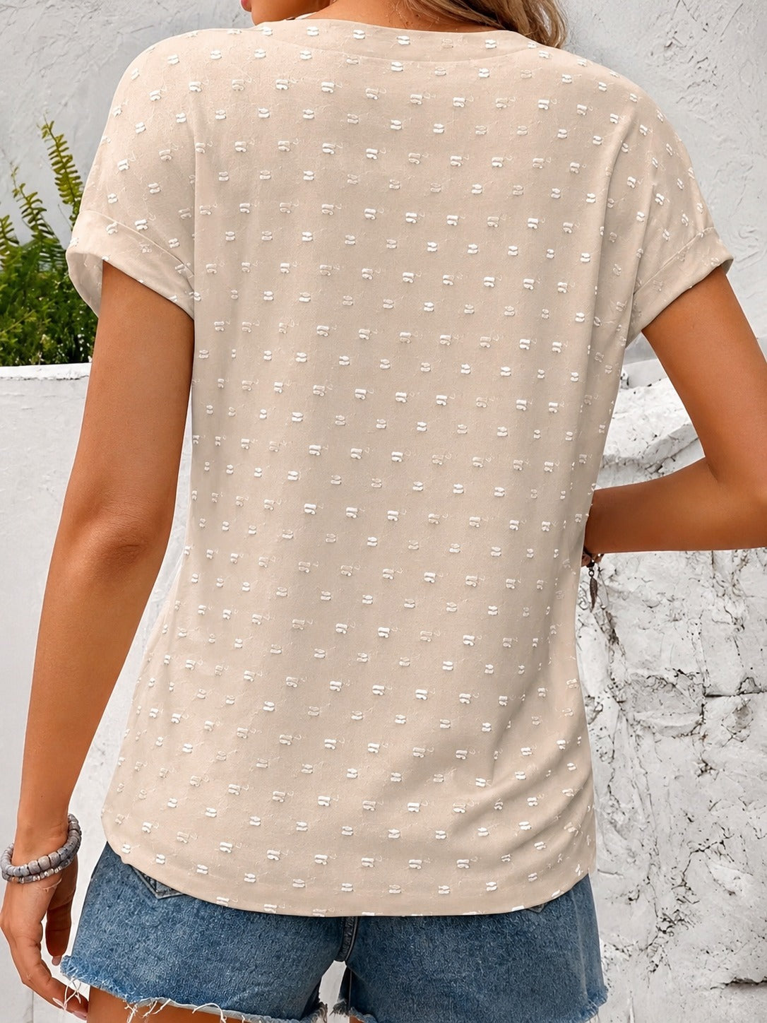 Cardena - Trendige Bluse mit Entspanntem Schulterdesign