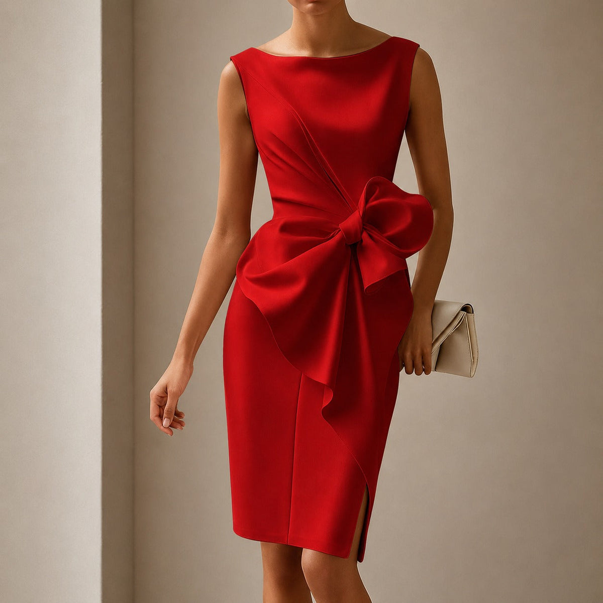 Esmee - Stilvolles Minikleid mit Schleifenelement