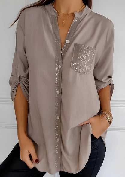 Xanthe - Elegantes Pailletten-Top