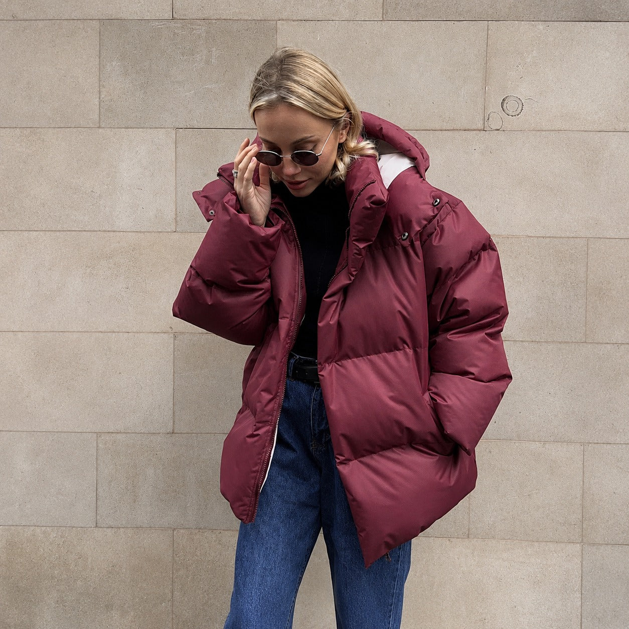 Natalia - Bequeme Kapuzenjacke