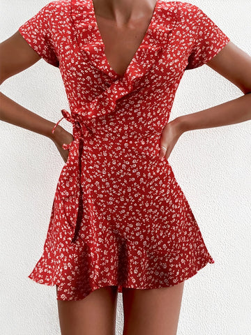 Betsy - Stilvolles Blumen-Minikleid