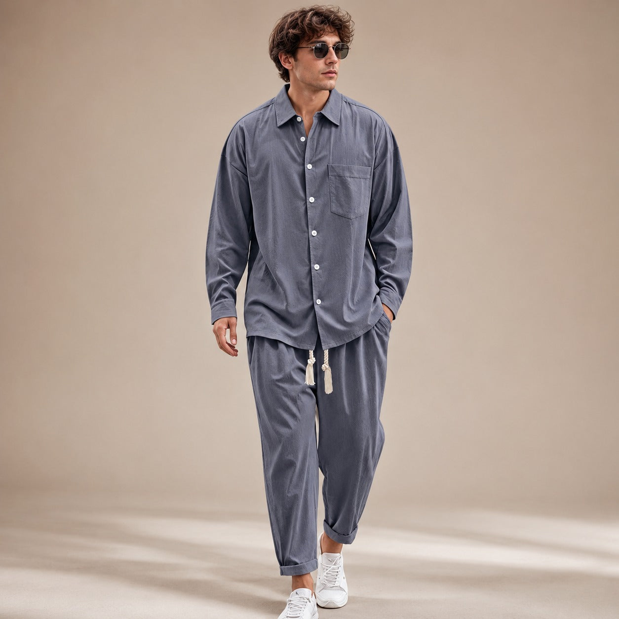 Paul - Bequemes Langarm-Shirt-Set