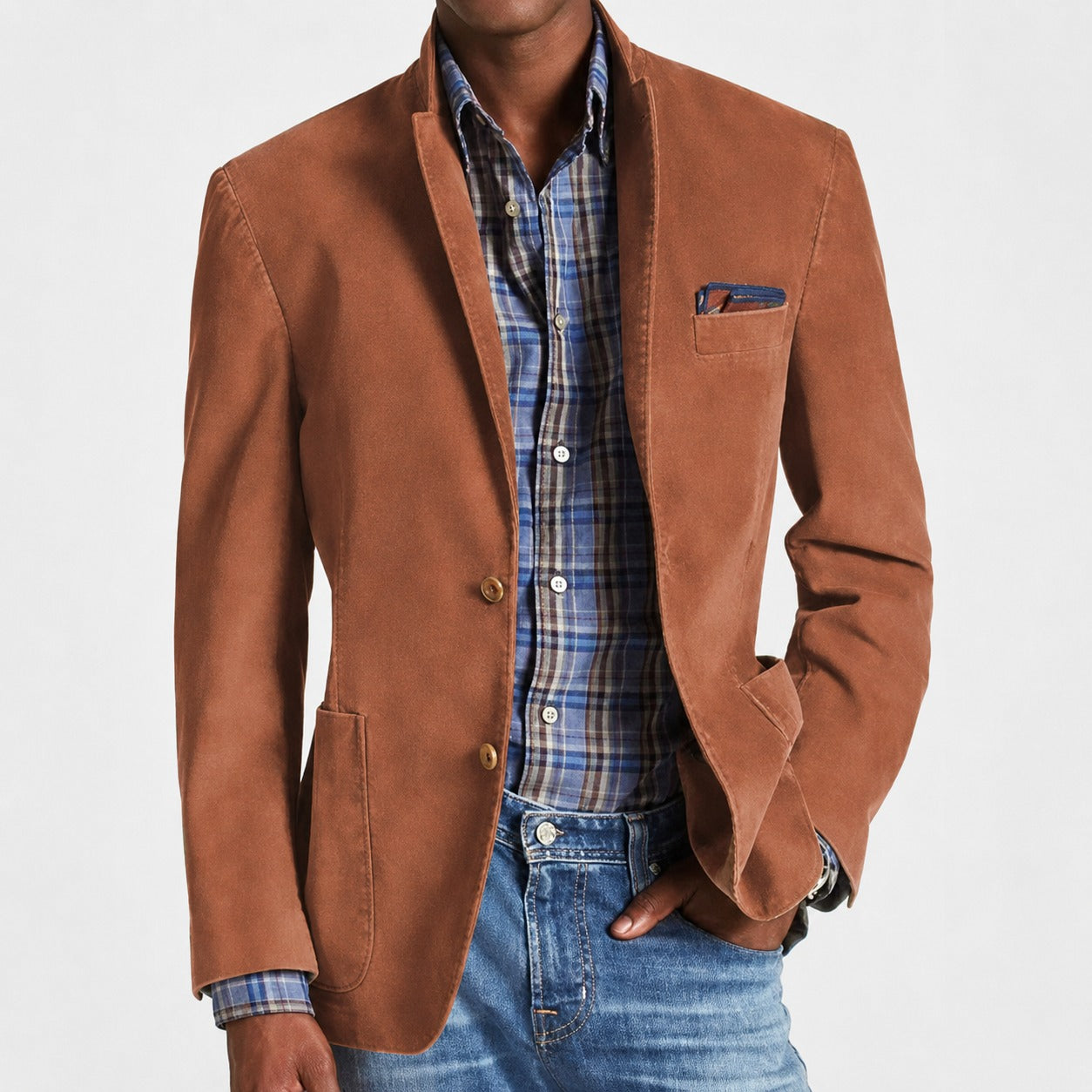 Marco - Einreihiger Blazer im Retro-Stil