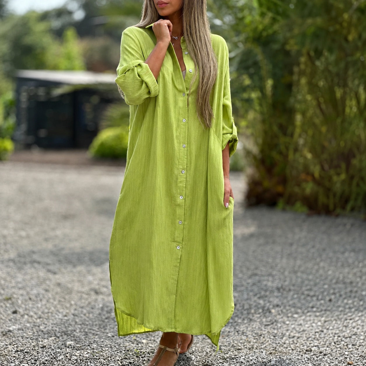 Sharon - Komfortables Weites Kleid