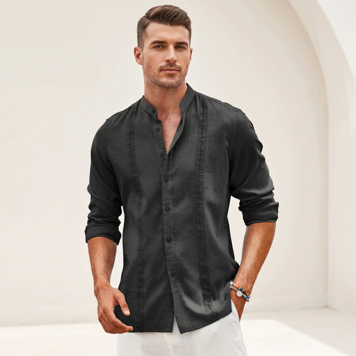 Olivier - Elegantes Hemd mit Verzierung