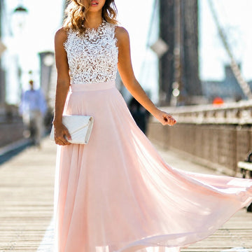 Reegan - Langes ärmelloses Kleid