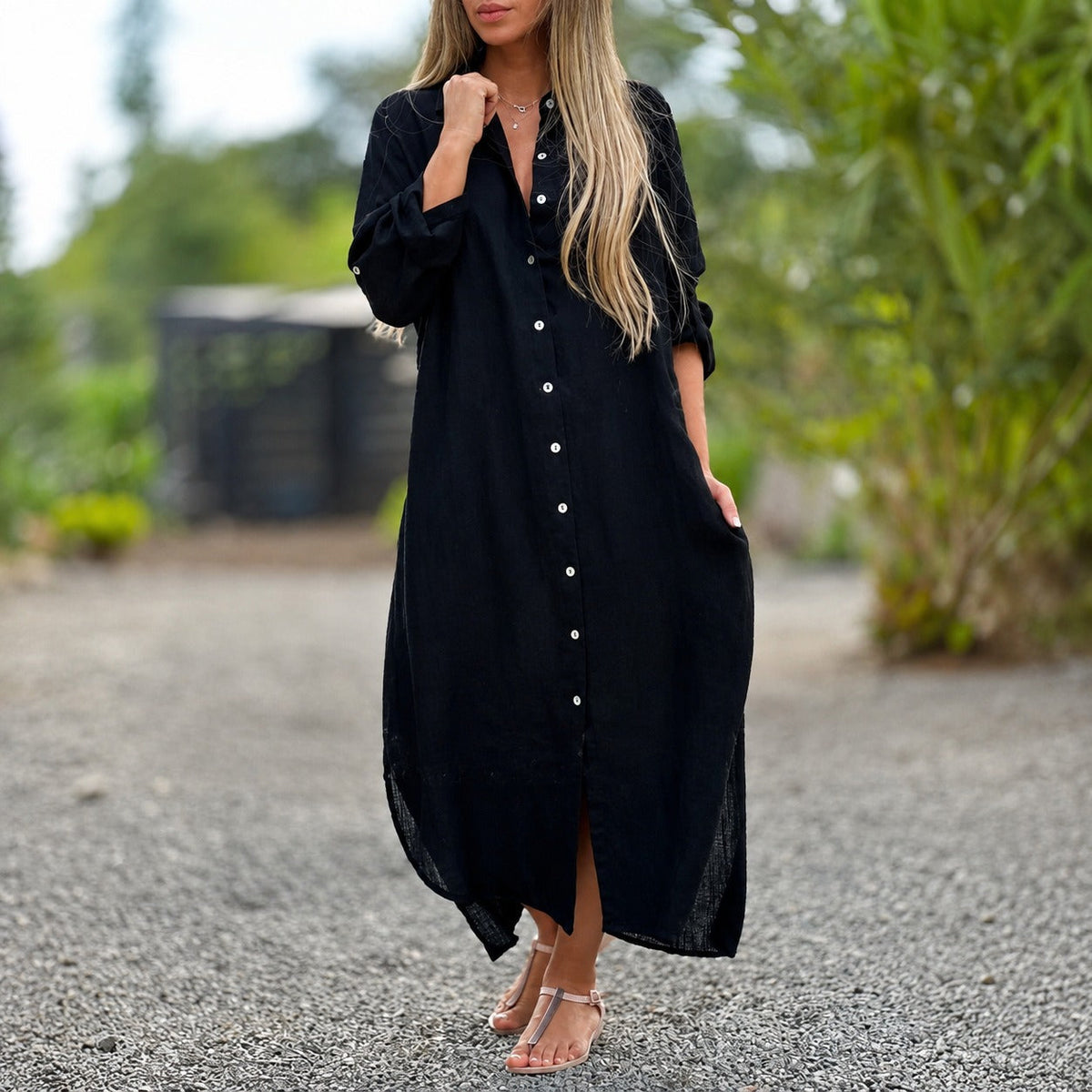 Sharon - Komfortables Weites Kleid
