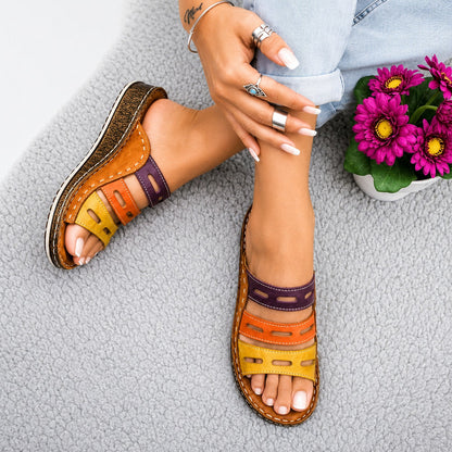 Christina - Bunte Freizeitsandalen