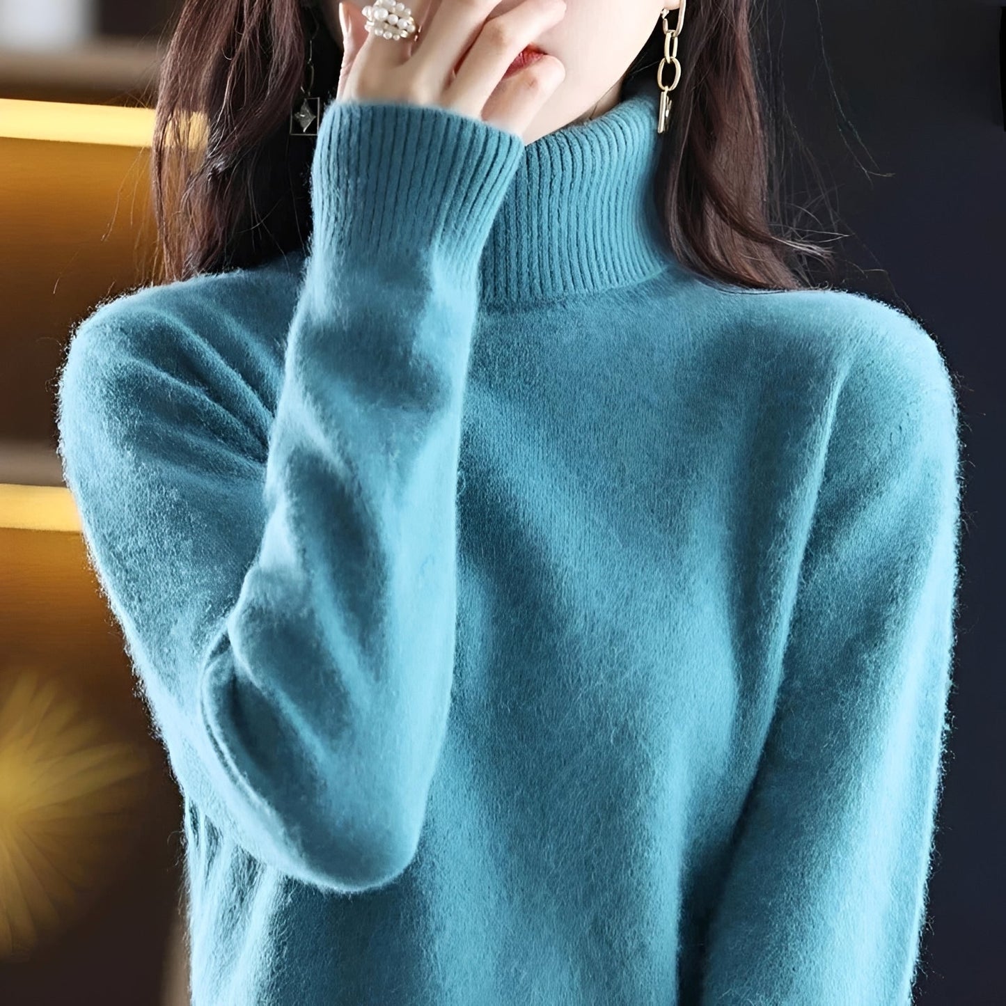 Letizia - Eleganter Rollkragenpullover