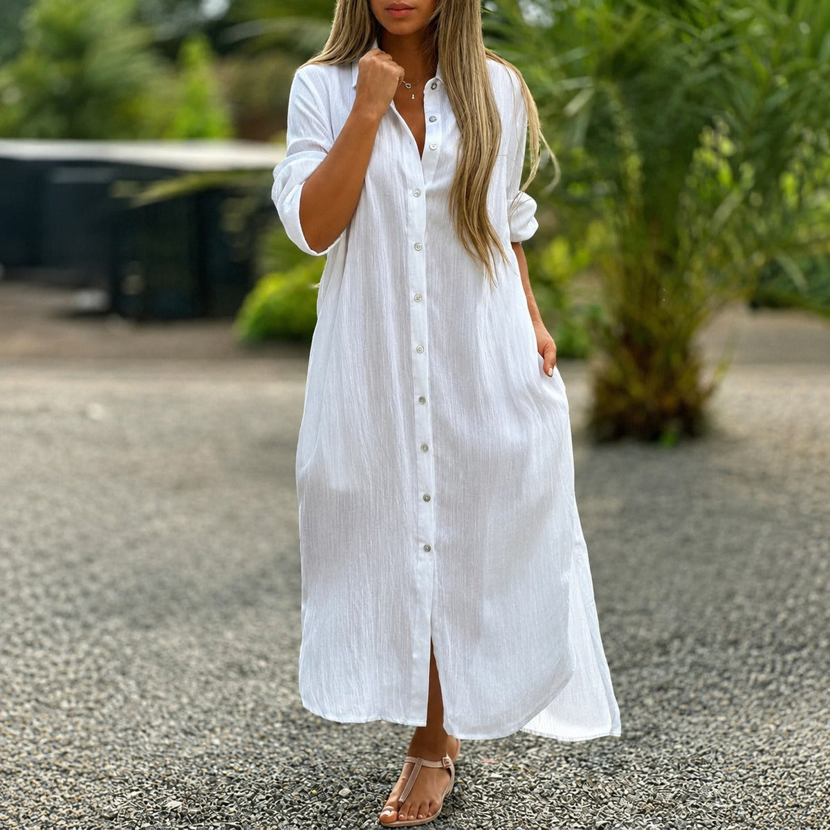 Sharon - Komfortables Weites Kleid