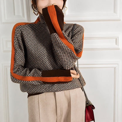 Anita - Eleganter Damen-Rollkragenpullover