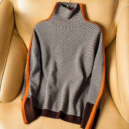Anita - Eleganter Damen-Rollkragenpullover