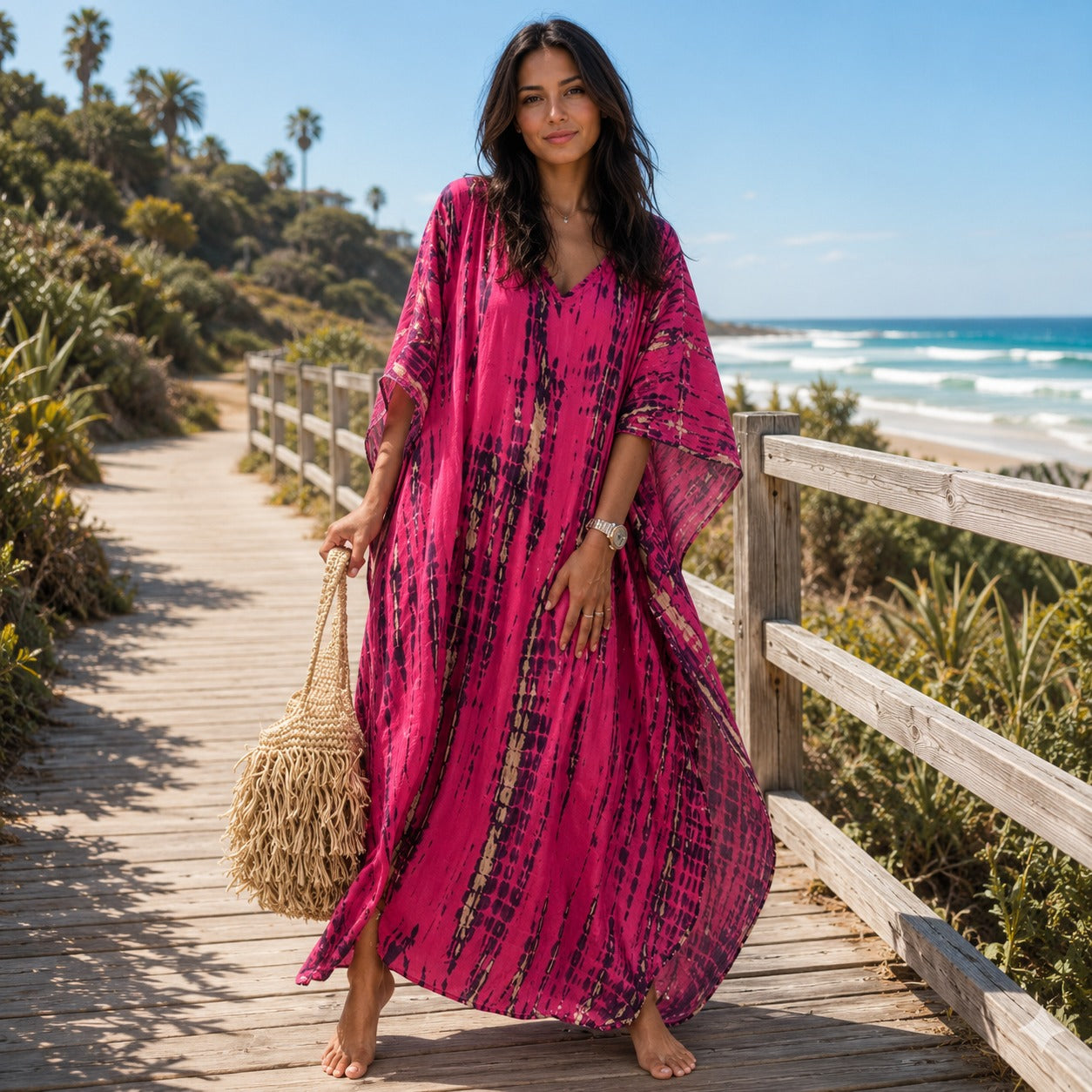 Emmy - Elegantes Boho-Maxikleid