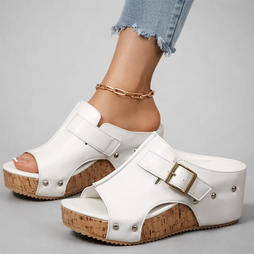 Albie - Moderne Plateau-Sandalen