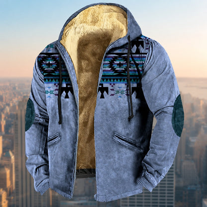 Laszlo - Herren-Hoodie mit Tribal-Muster