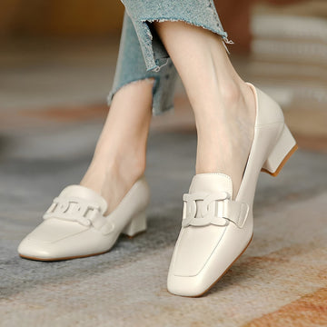 Maisha - Modische Mokassinabsatzschuhe
